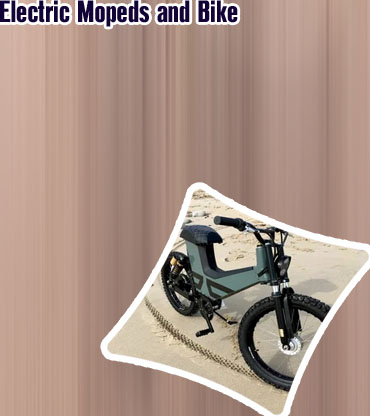 Electric moped motorcycle
